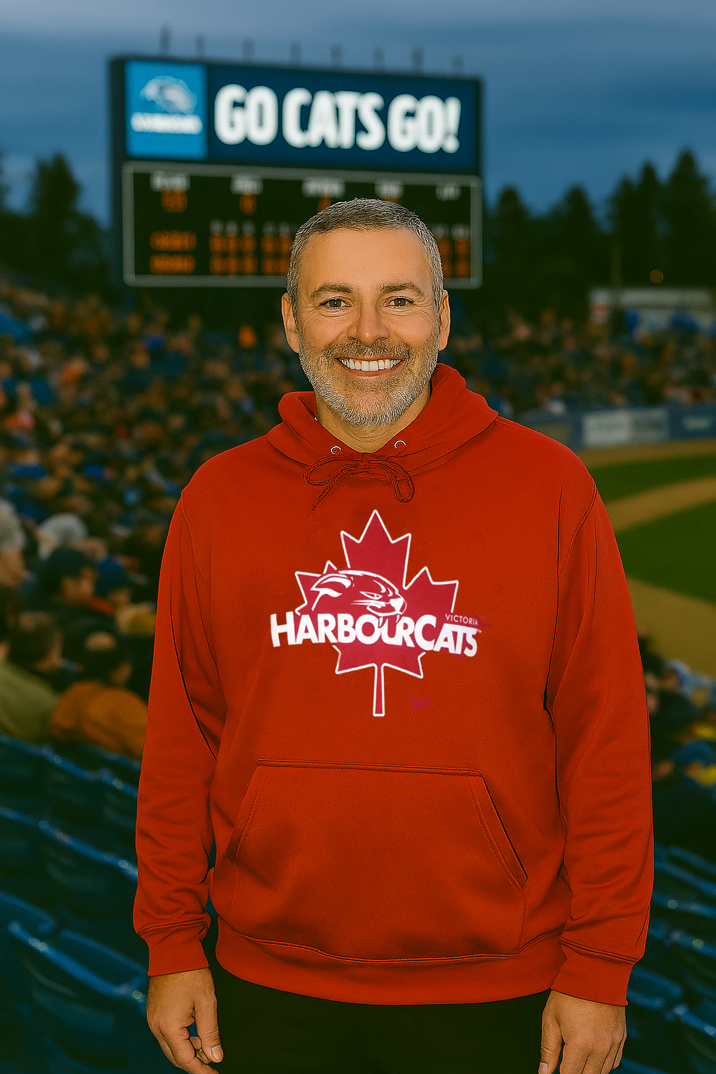 NEW FOR 2025! Victoria HarbourCats RED Hoodie