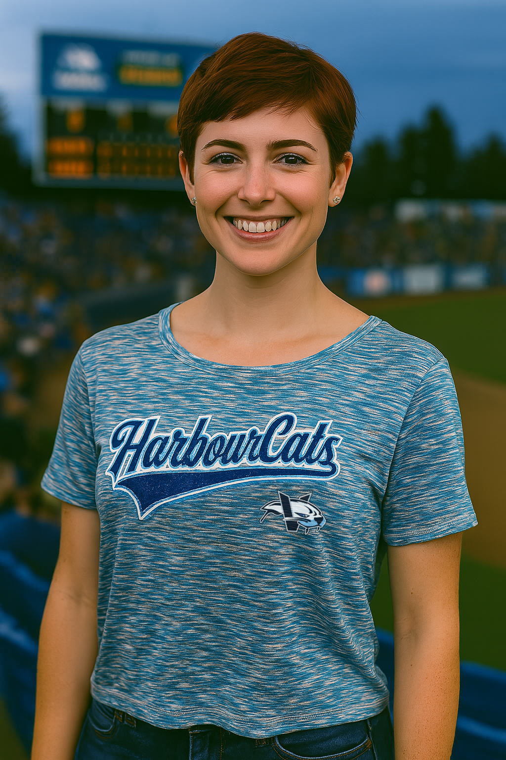 Women's New Era Active Collection Baby Blue Glitter Gel TShirt