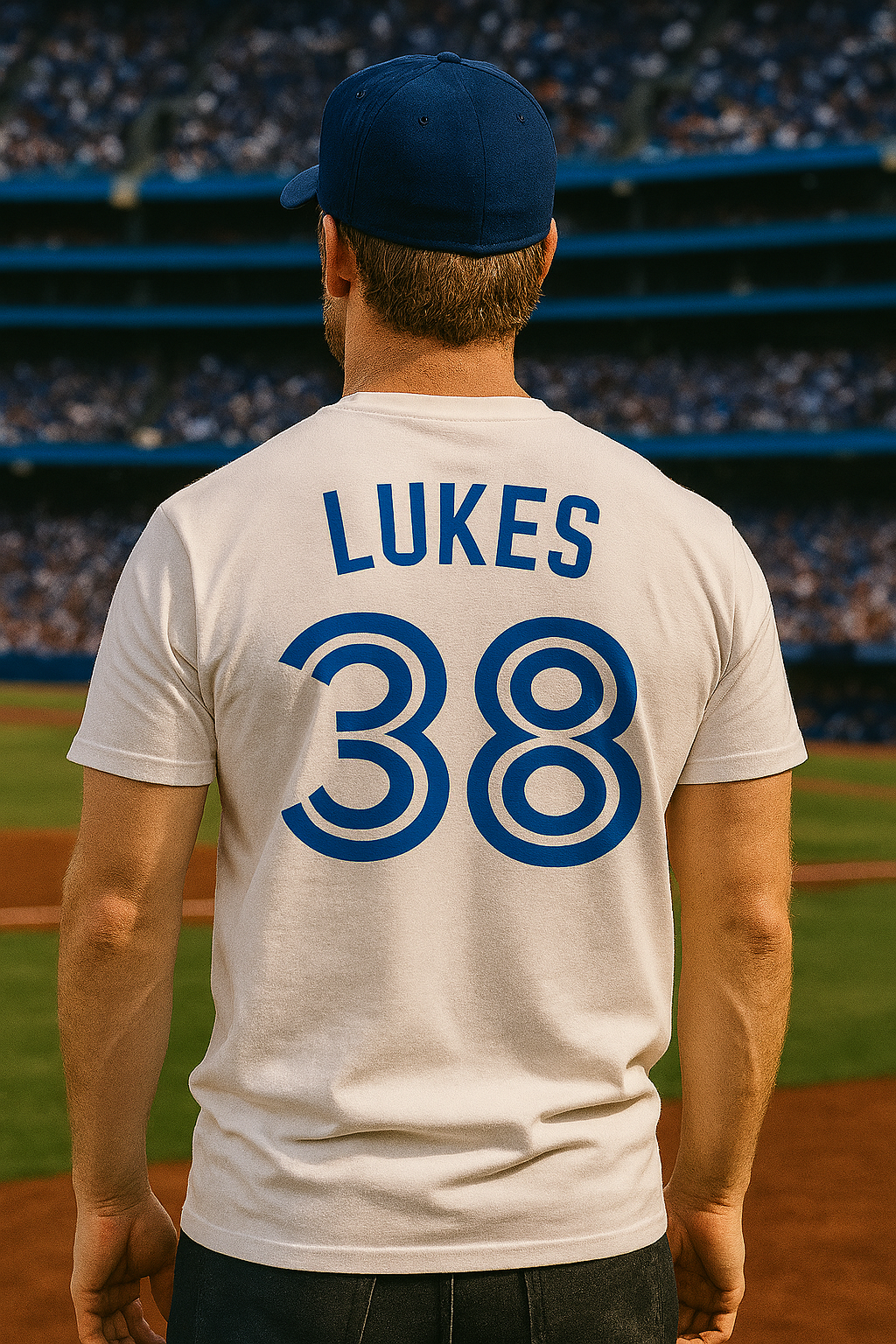 Victoria HarbourCats NATHAN LUKES Limited Edition Cotton T-Shirt - WHITE