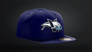 Victoria HarbourCats New Era 5950 LOW PROFILE NAVY V-CAT Cap