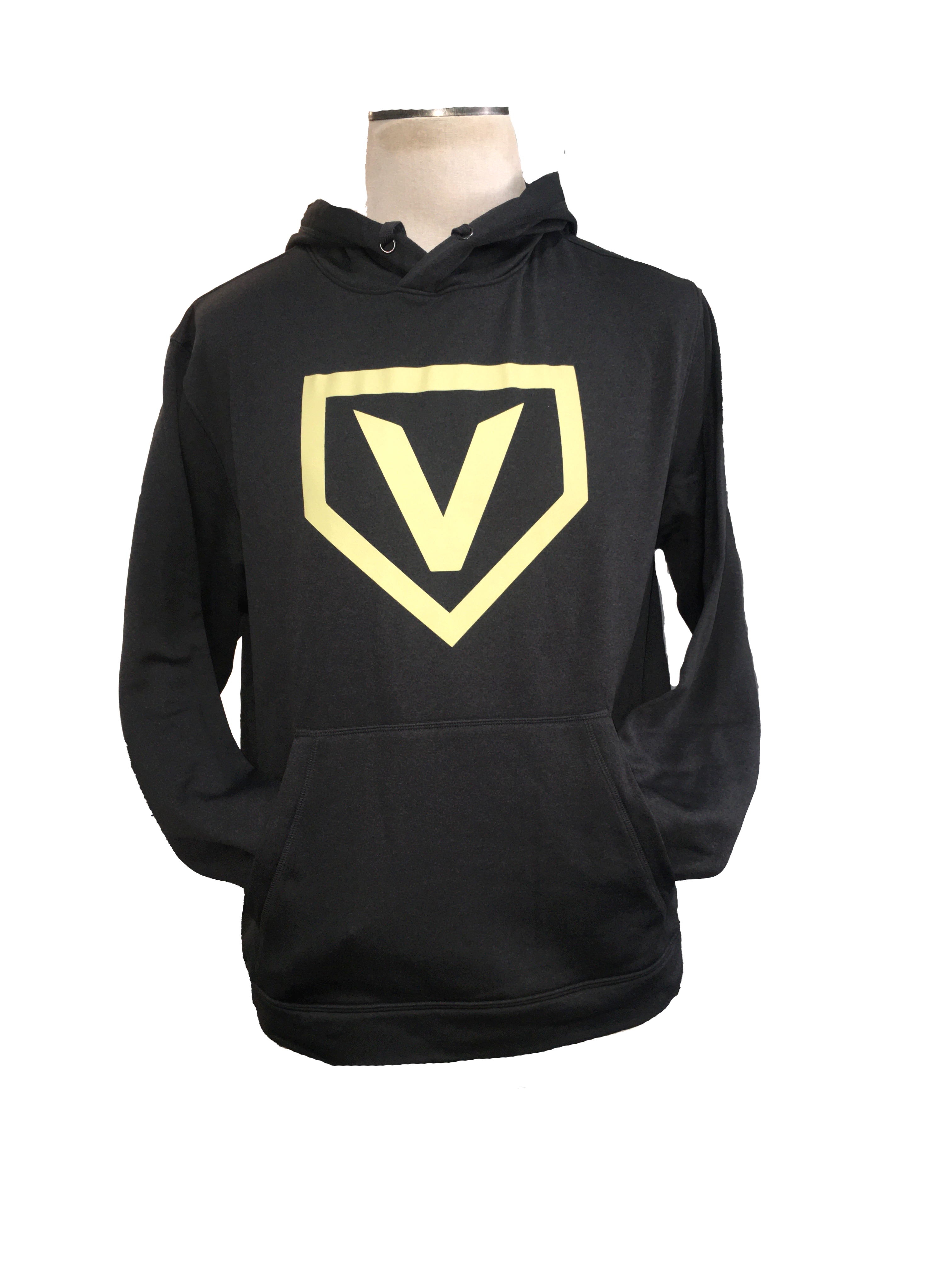 Victoria Golden Tide Player Gear Hoodie - Charcoal with Gold "V" Logo