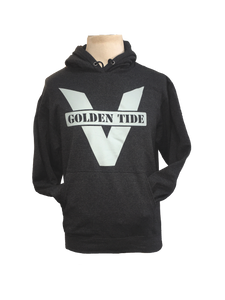 Victoria Golden Tide Player Gear Hoodie - Charcoal with Light Gray Logo