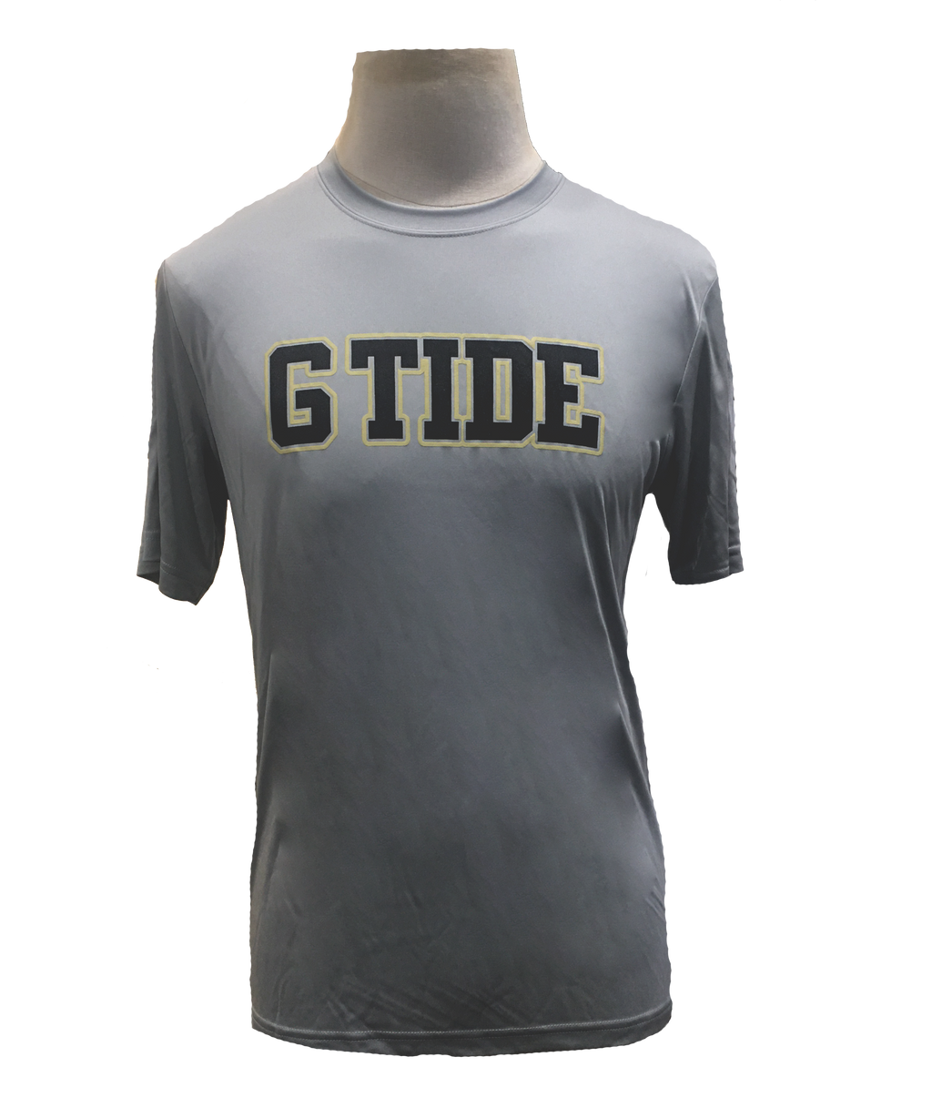Victoria Golden Tide Player's Gear Light Gray Unisex DRI-FIT T-Shirt - GTIDE logo