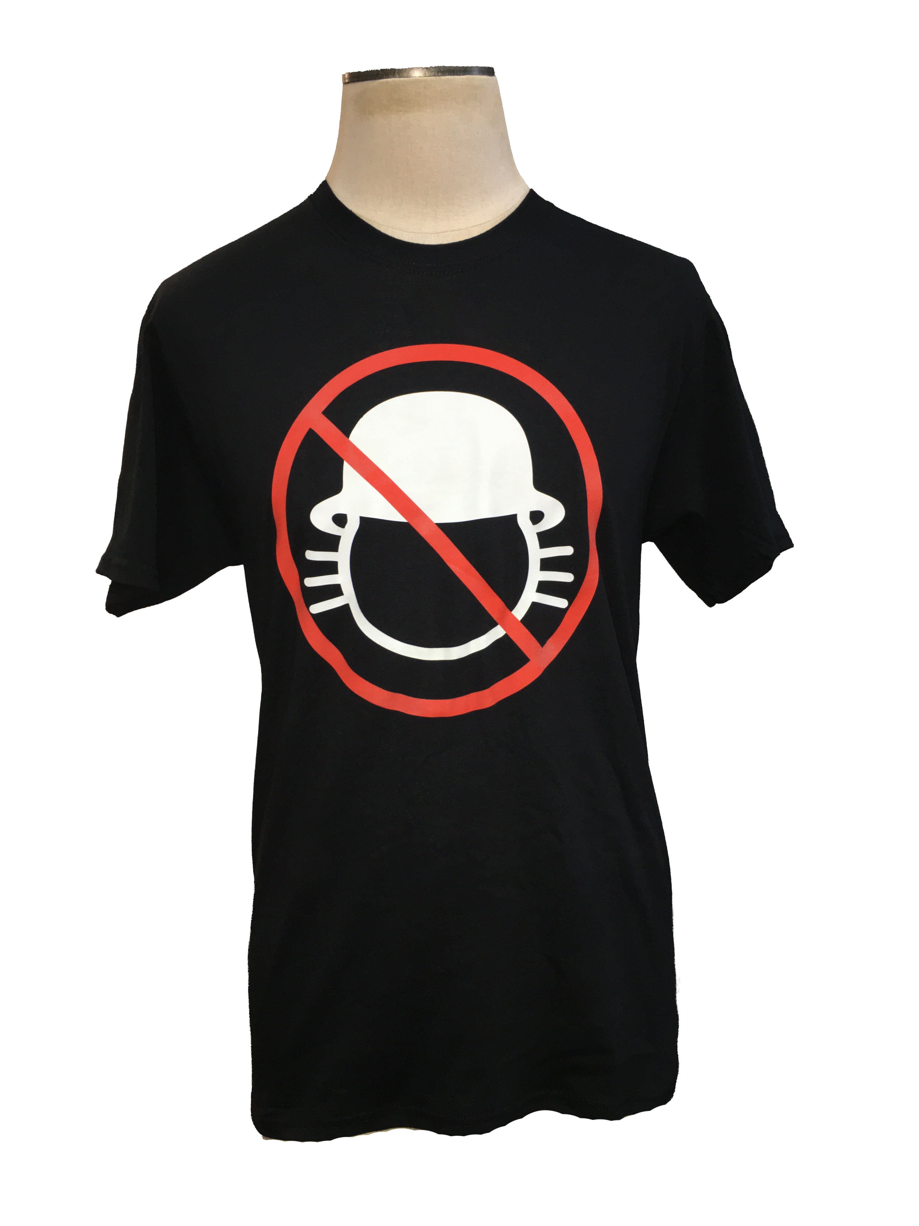 Men's / Unisex Black "Men Without Cats" GLOW IN THE DARK Tee-Shirt