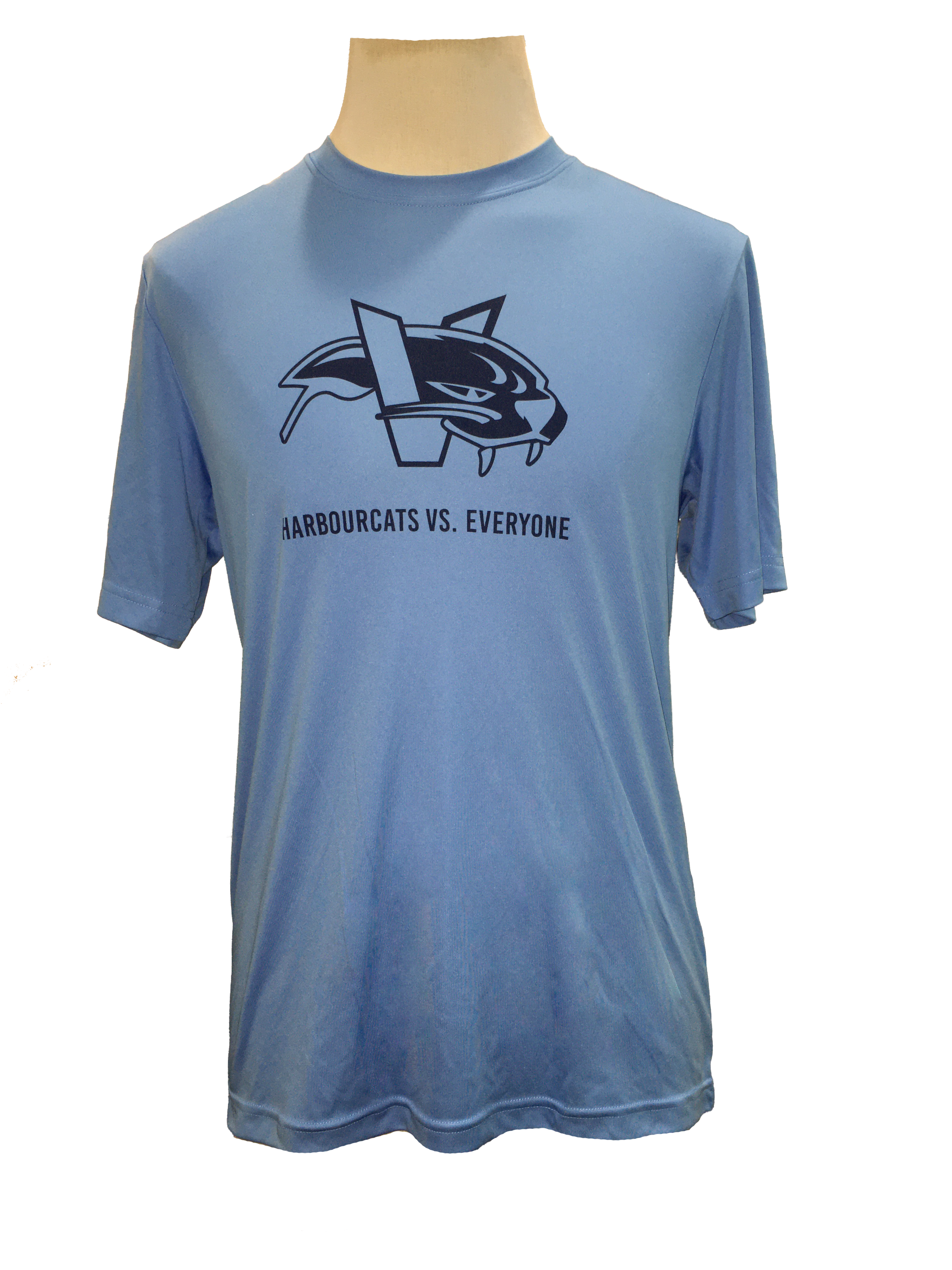 2025 HarbourCats Players Gear Short Sleeve Baby Blue Dry Fit T-Shirt