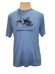 2025 HarbourCats Players Gear Short Sleeve Baby Blue Dry Fit T-Shirt