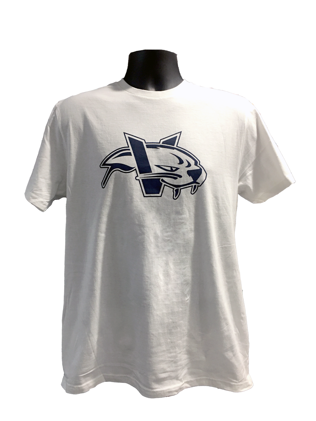 Victoria HarbourCats Cotton T-Shirt - WHITE VCAT logo