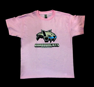 Youth Victoria HarbourCats" Cotton Tee - WHITE, PINK, BLUE