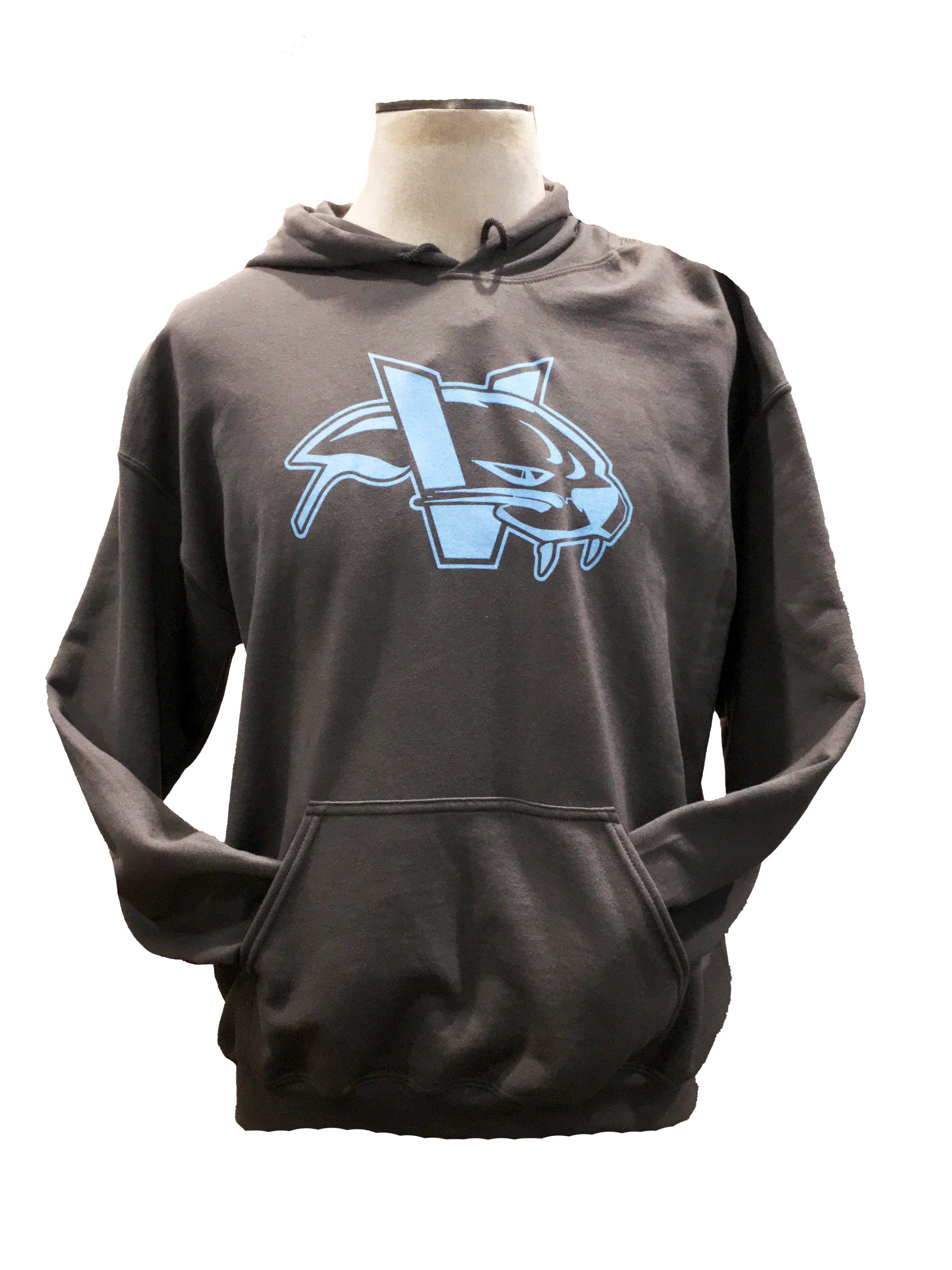 Victoria HarbourCats Gray Hoodie - VCat Logo