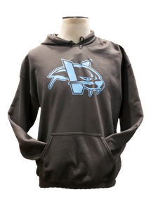 Victoria HarbourCats Gray Hoodie - VCat Logo