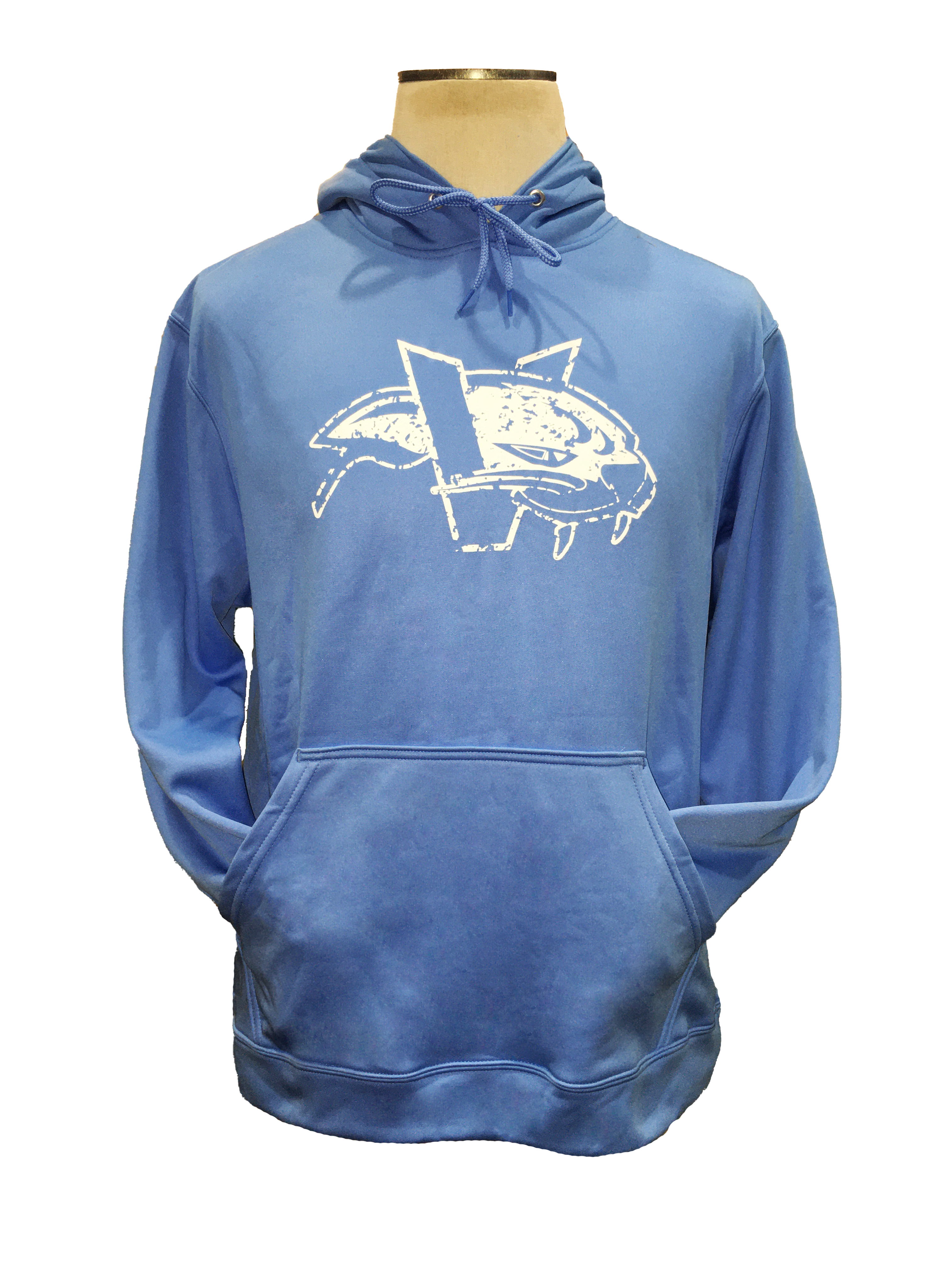 Victoria HarbourCats Sky Blue Hoodie - VCat logo