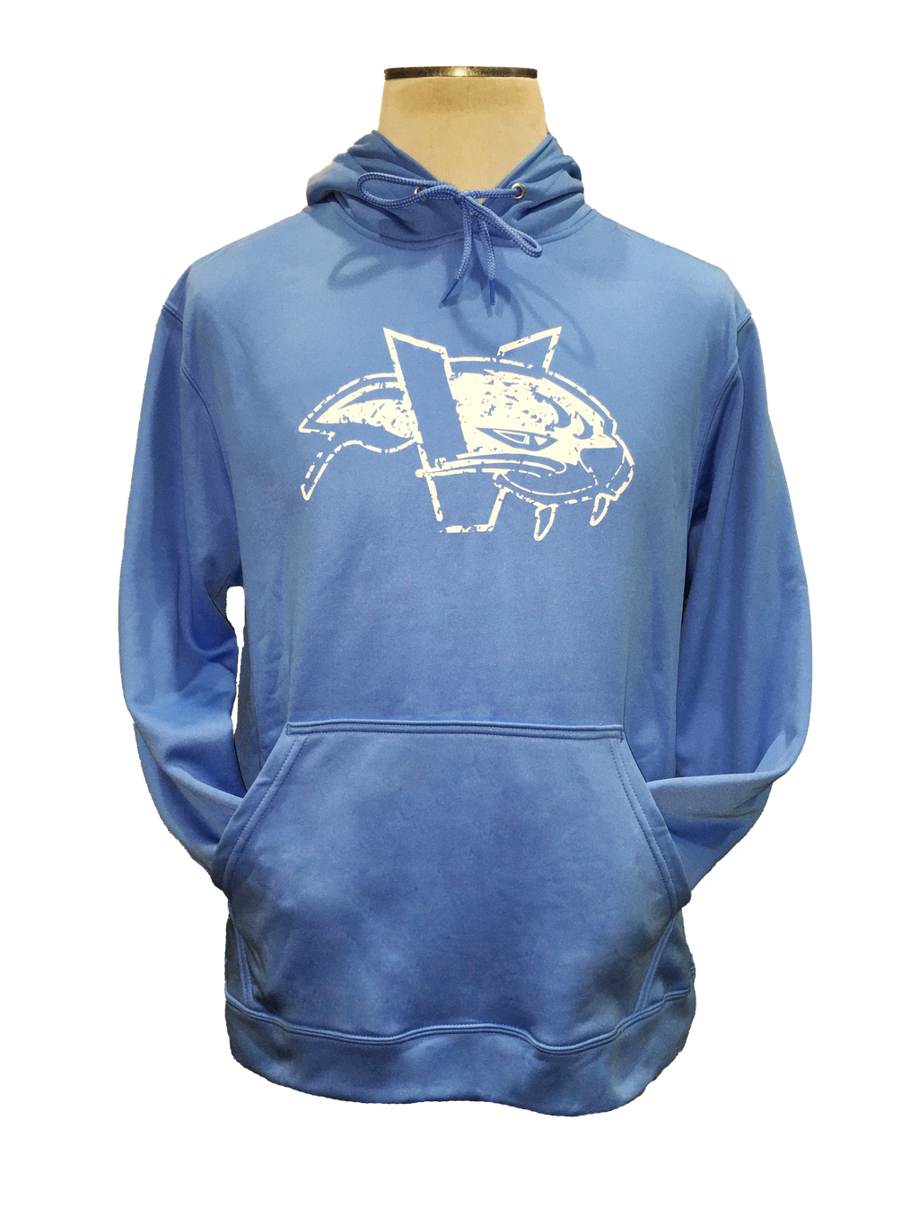 Victoria HarbourCats Sky Blue Hoodie - VCat logo