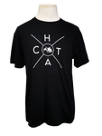 Men's / Unisex Black Victoria HarbourCats Cotton Tee