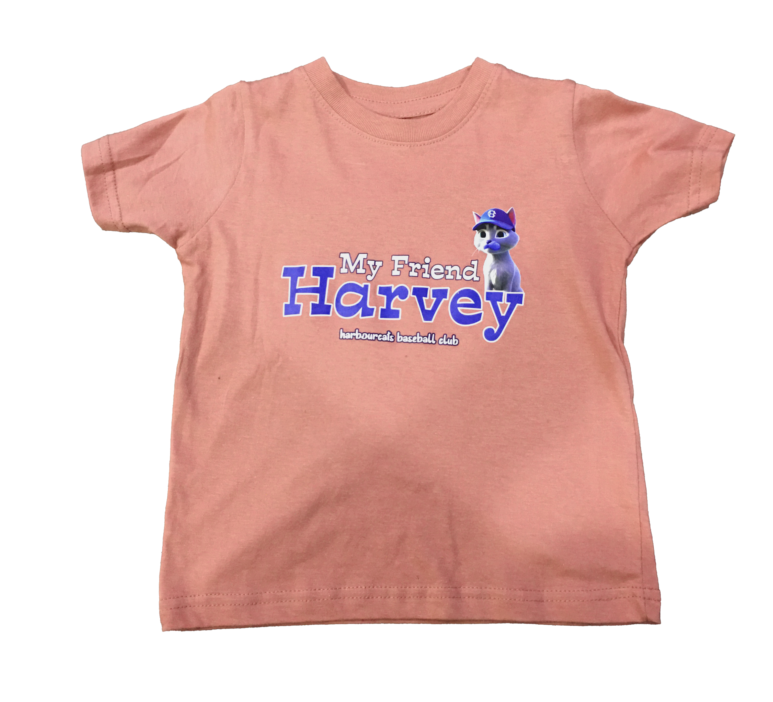 "My Friend Harvey" Youth/Toddler Tee Shirts - Blue and Salmon