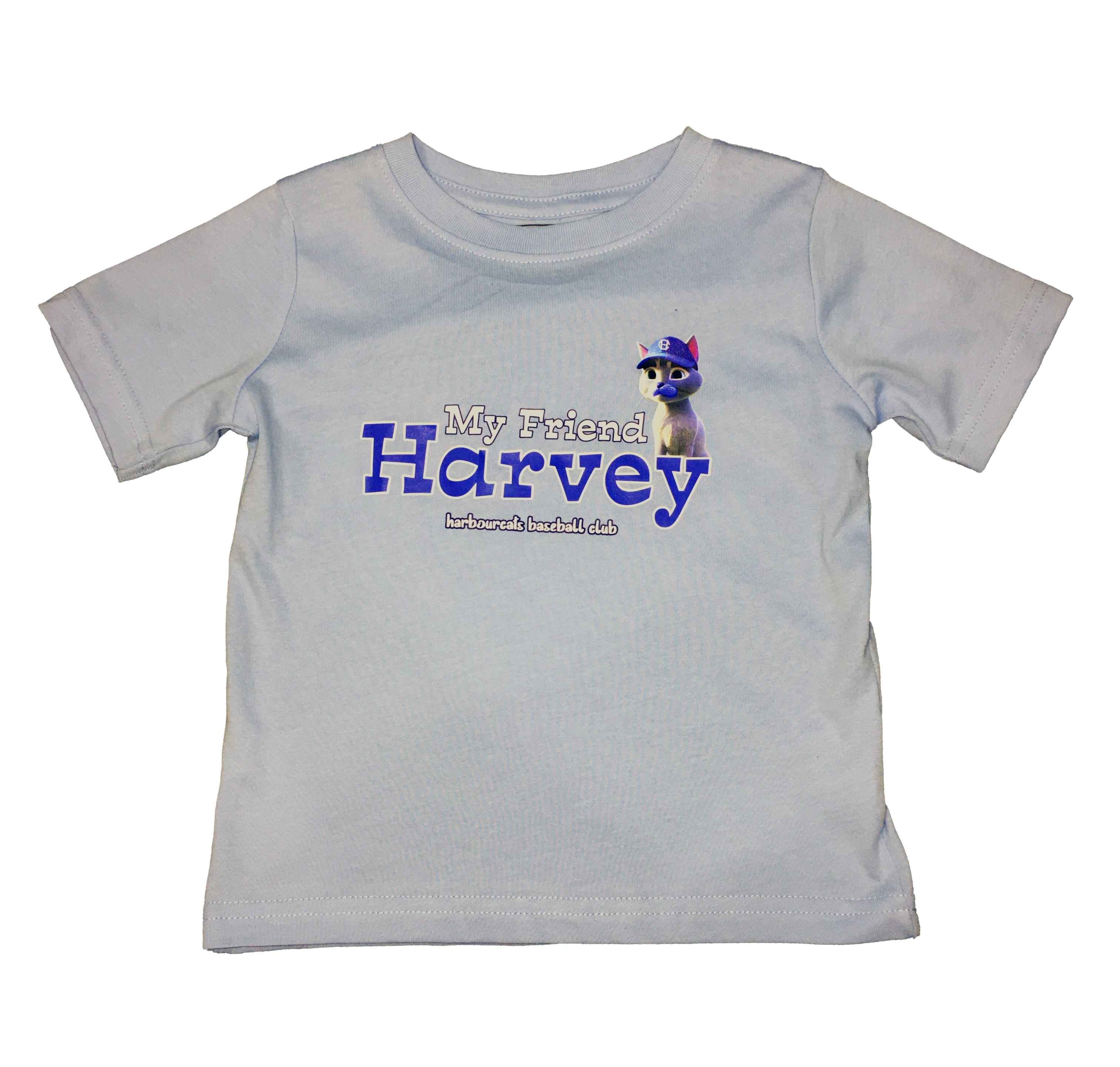 "My Friend Harvey" Youth/Toddler Tee Shirts - Blue and Salmon