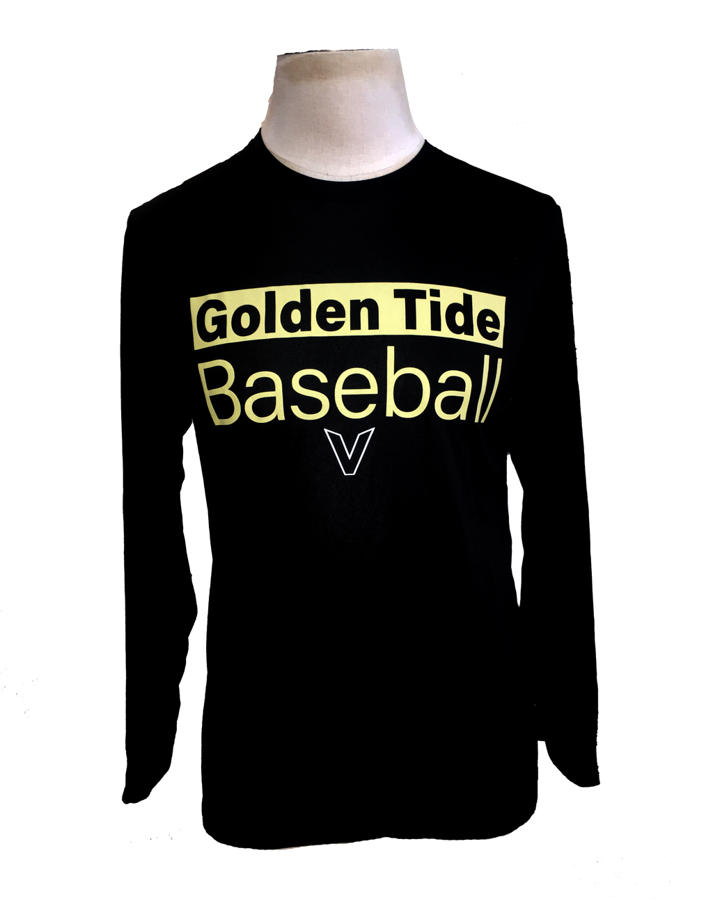 Victoria Golden Tide Black Unisex DRI-FIT Warm-Up T-Shirt - Long Sleeve