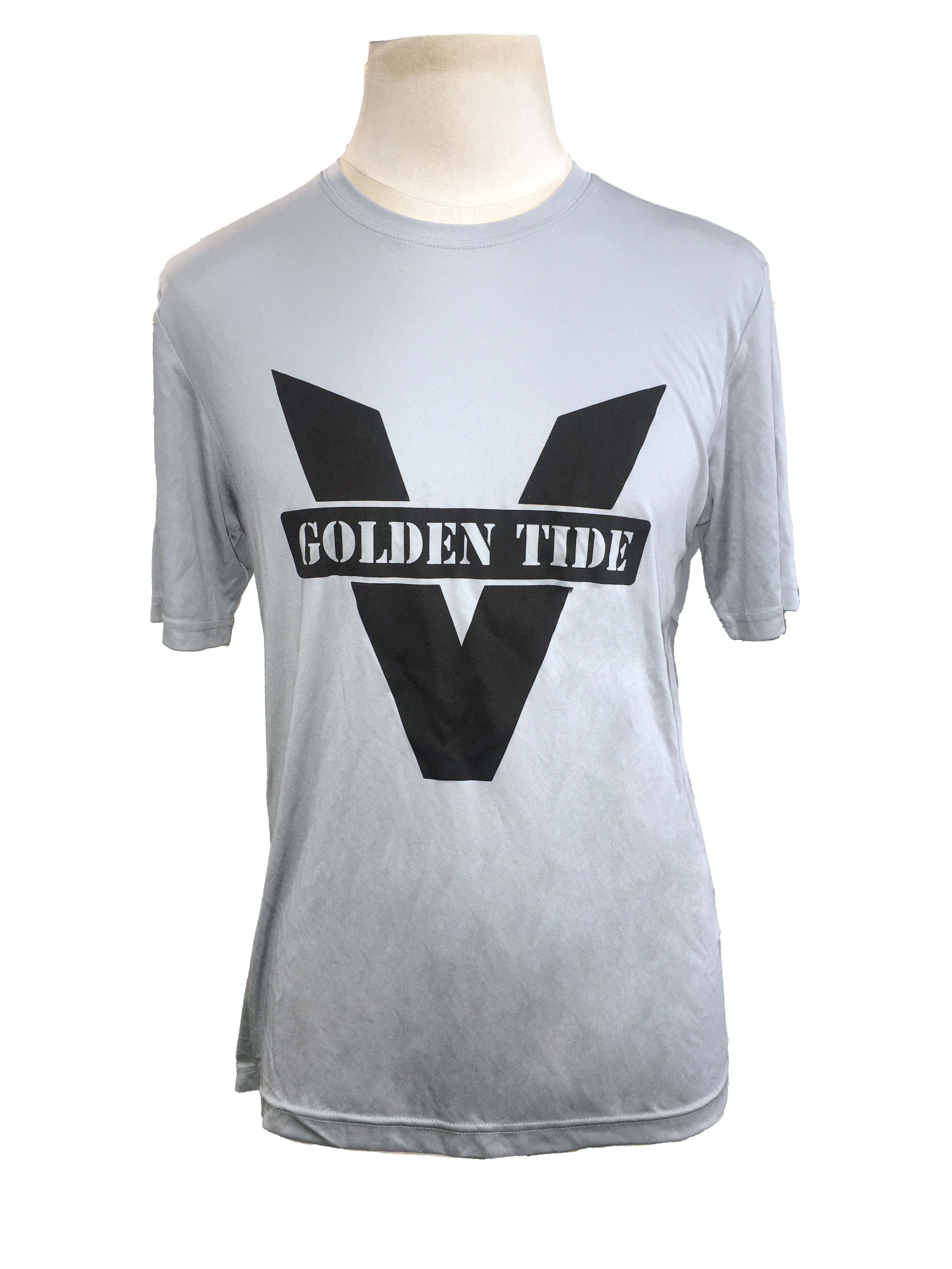 Victoria Golden Tide Player's Gear Light Gray Unisex DRI-FIT T-Shirt - Black V logo