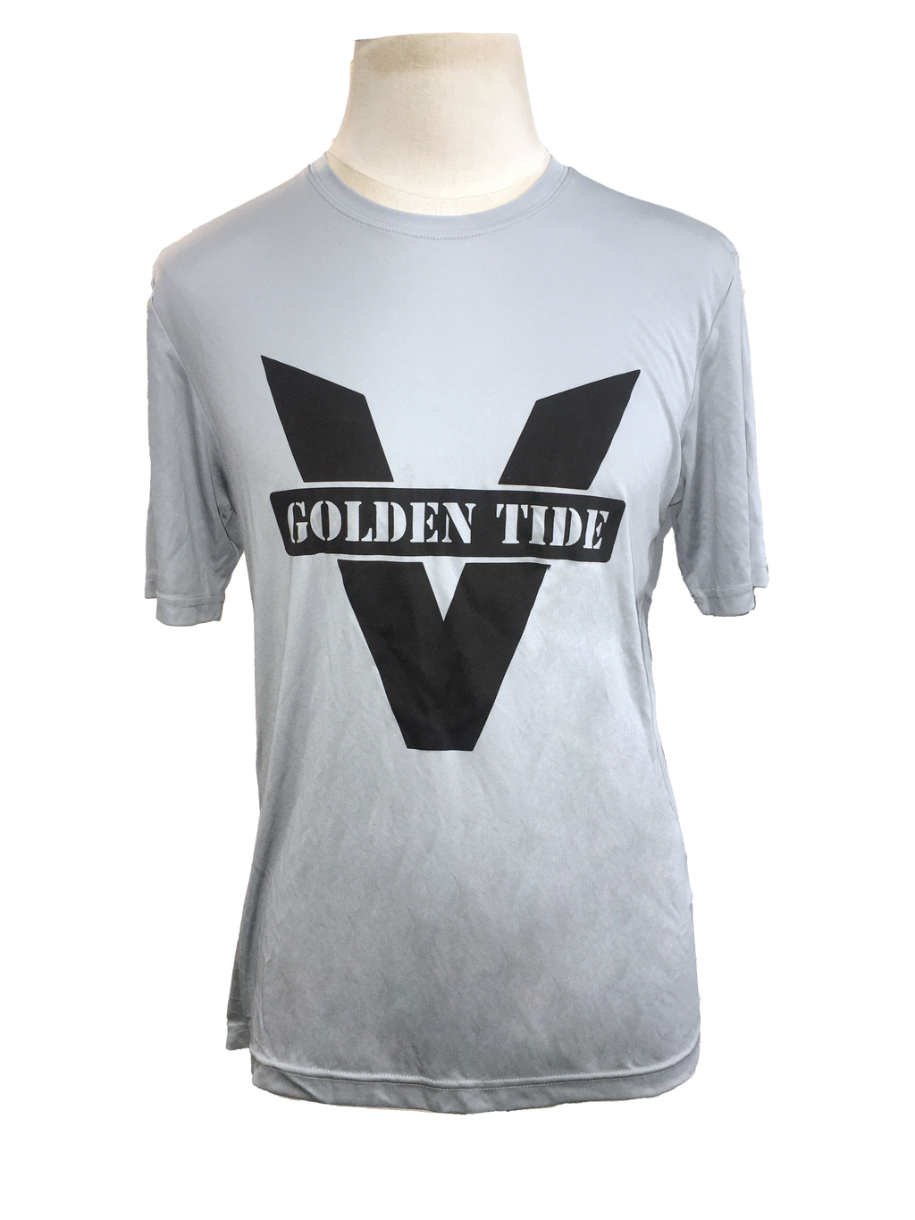 Victoria Golden Tide Player's Gear Light Gray Unisex DRI-FIT T-Shirt - Black V logo