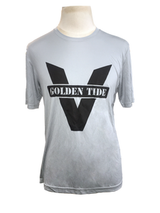 Victoria Golden Tide Player's Gear Light Gray Unisex DRI-FIT T-Shirt - Black V logo