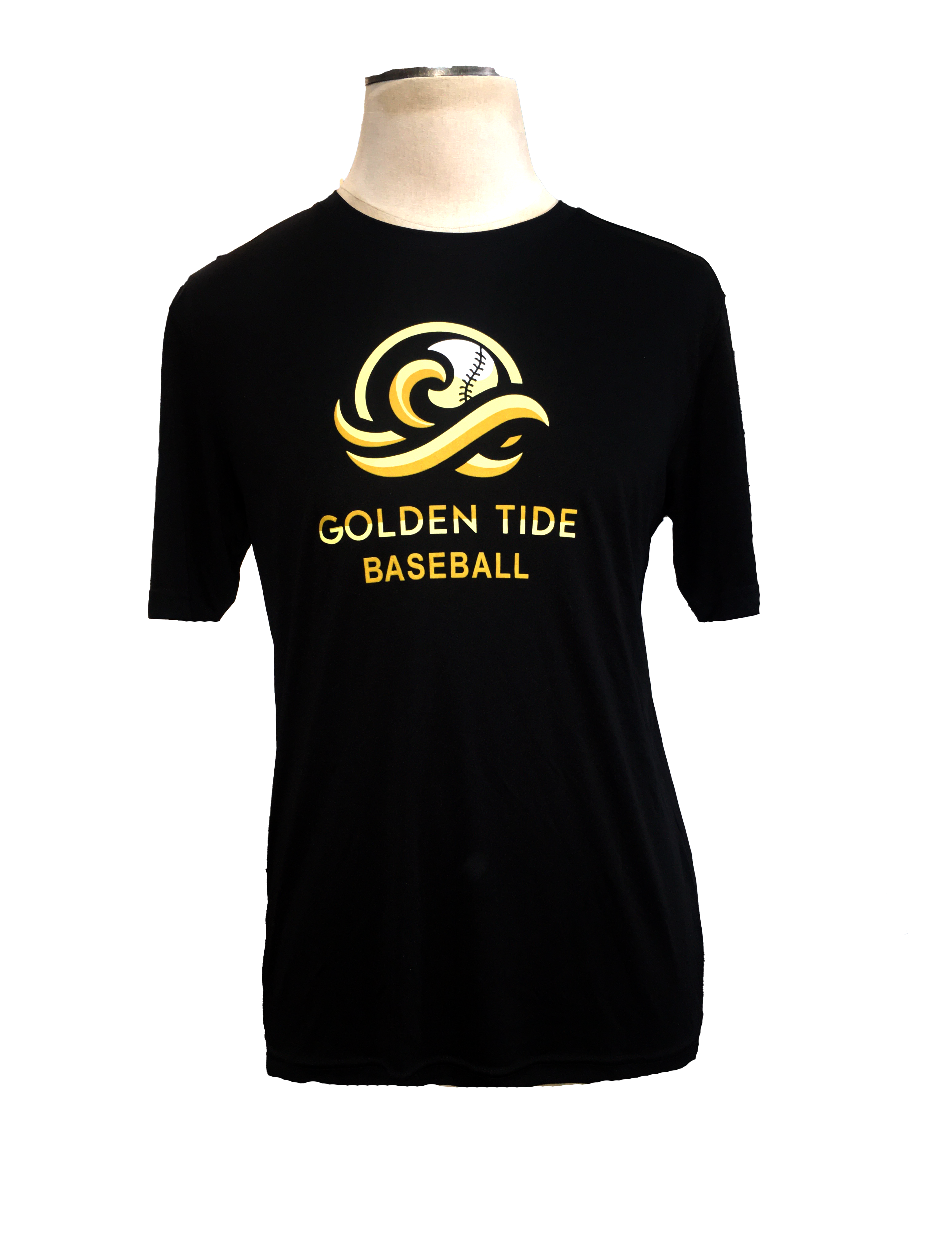 Victoria Golden Tide Player's Gear Black Unisex DRI-FIT T-Shirt - Wave Logo