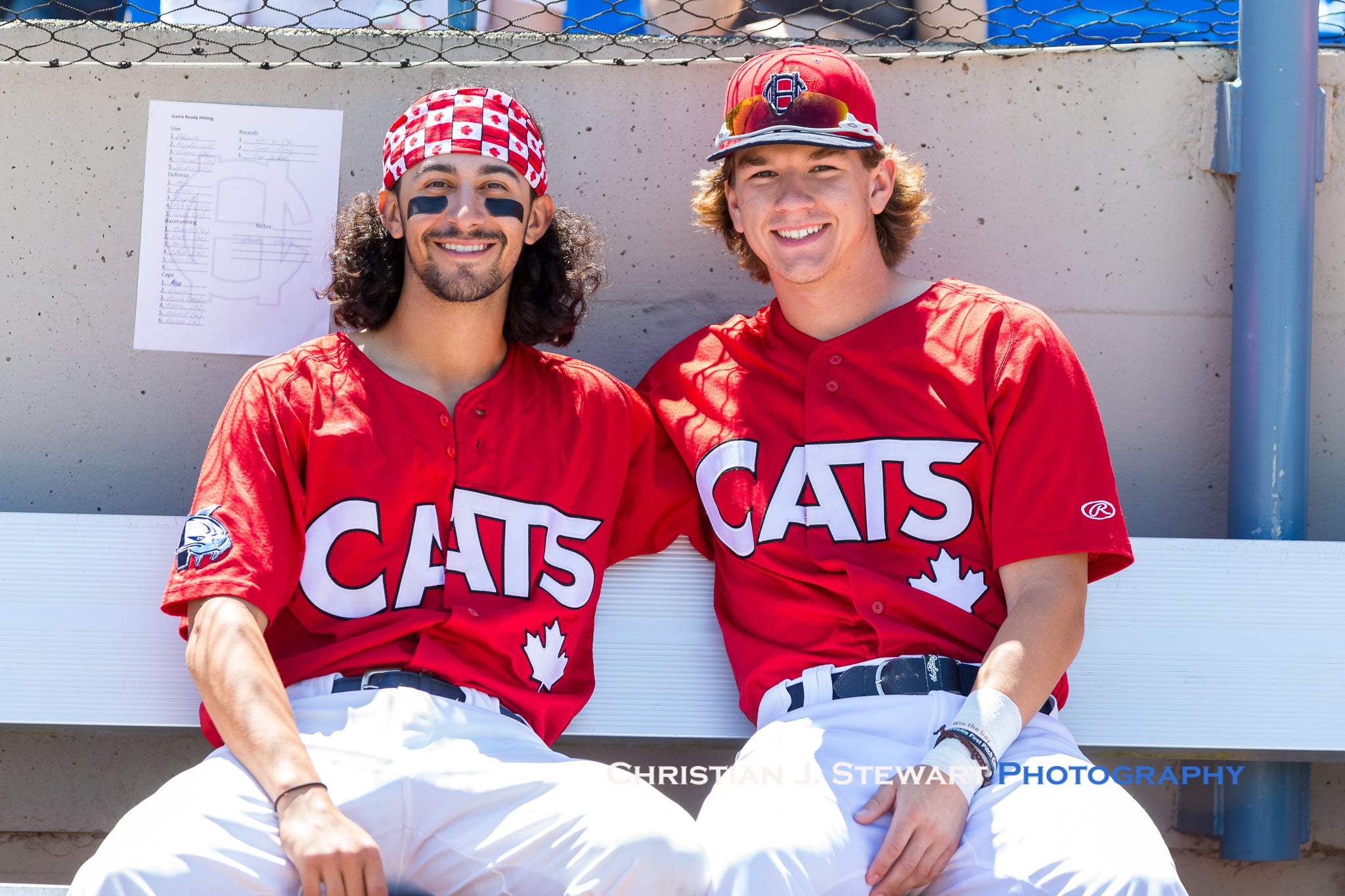 Victoria HarbourCats GAME WORN RED "CATS" JERSEYS