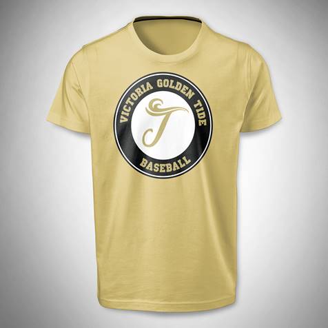 Victoria Golden Tide Gold Circle logo Unisex Cotton T-Shirt