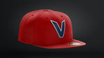 New Era RED and Navy V logo Pro Fit Victoria HarbourCats Cap