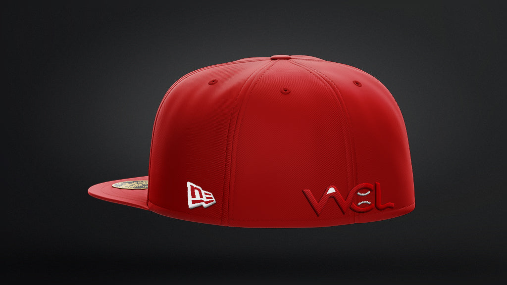 HarbourCats New Era 5950 - Classic Canada Day RED with Red HC Logo Baseball Cap