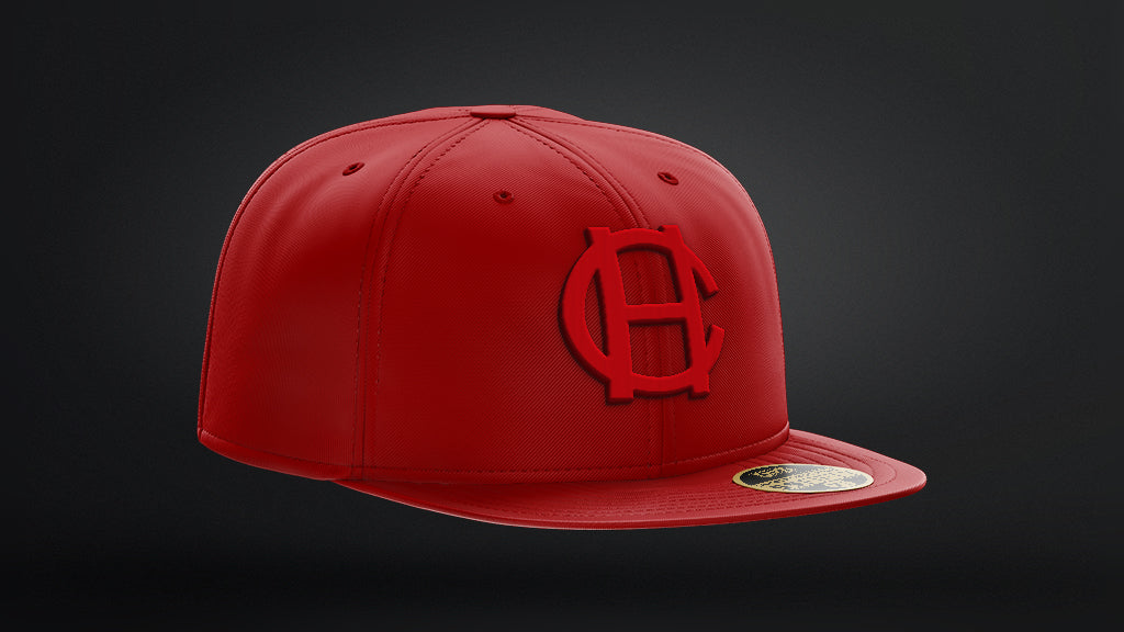 HarbourCats New Era 5950 - Classic Canada Day RED with Red HC Logo Baseball Cap