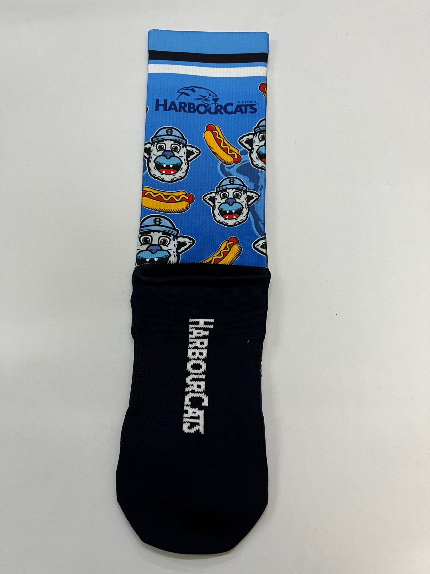 Harvey the HarbourCat Hot Dog Socks