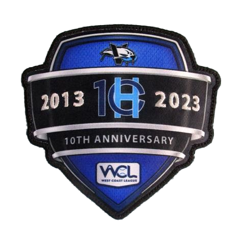 Victoria HarbourCats 10th Anniversary IRON-ON / SEW-ON Patches