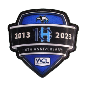Victoria HarbourCats 10th Anniversary IRON-ON / SEW-ON Patches